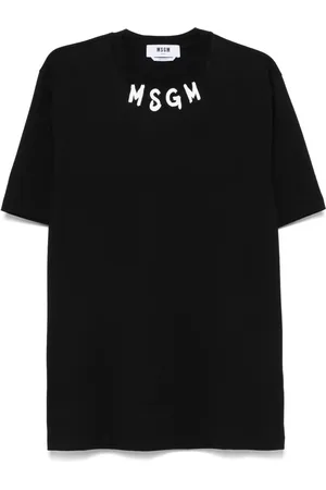 Msgm Camiseta con logo estampado