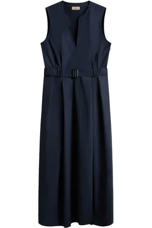 Woolrich Vestido midi con cinturón