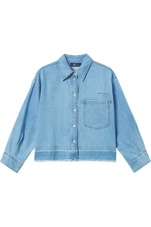 Twin-Set Camisa vaquera con apliques