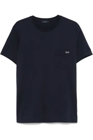 FAY Camiseta con logo bordado