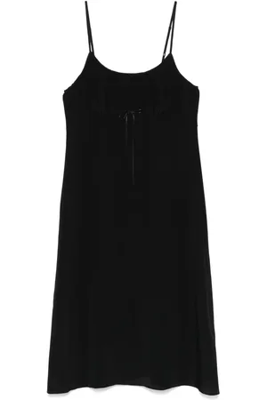 Simone Rocha Slip dress midi con lazo