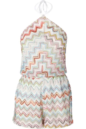 Missoni Mono corto con tejido en zigzag