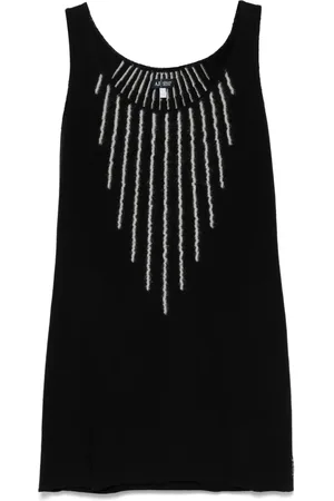 Giorgio Armani Vestido corto de punto fino 2000