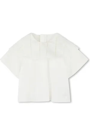 Chloé Blusa texturizada de popelina