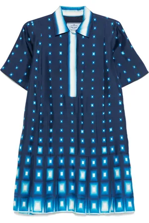Prada Vestido midi estampado 2000
