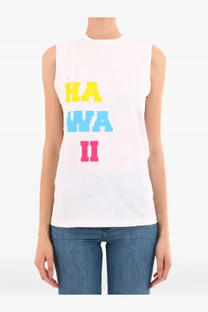 Dsquared2 Top con estampado Hawaii