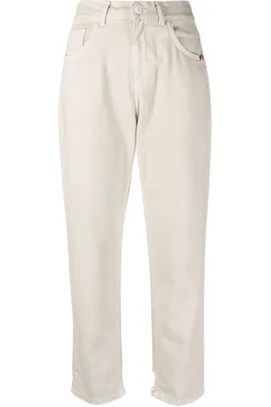 AMISH Vaqueros mom de talle alto