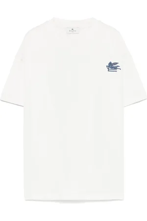Etro Camiseta con bordado Pegaso