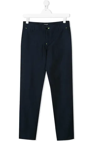 Emporio Armani Pantalones chinos con corte slim