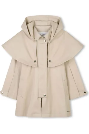 Chloé Gabardina con capa y capucha