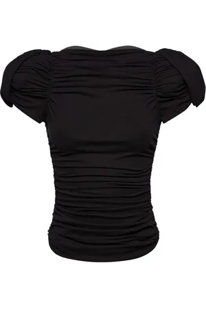 MAGDA BUTRYM Blusa fruncida de manga farol