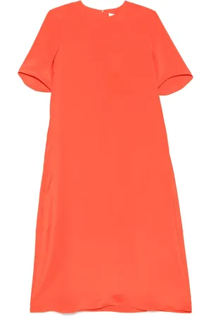 tibi Vestido midi de seda
