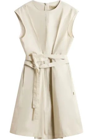 Woolrich Vestido de popelina con cinturón