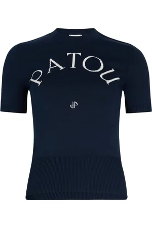 Patou Camiseta con logo en jacquard