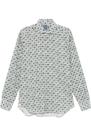 BARBA Camisa con estampado floral