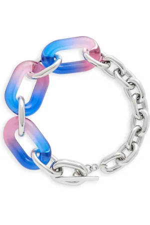 Paco rabanne Collar con motivo tie-dye