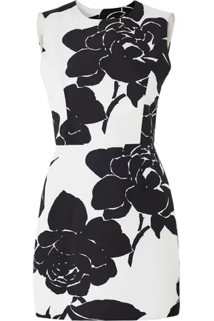 Carolina Herrera Vestido corto con estampado floral