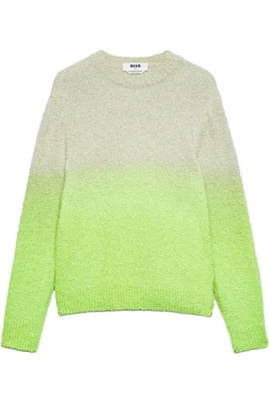 Msgm Jersey degradado con efecto de rizo