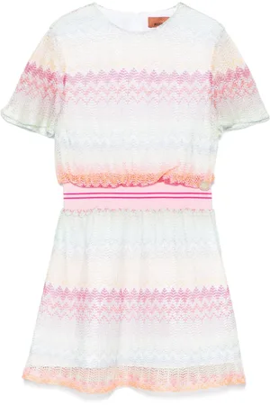 Missoni Vestido con tejido en zigzag