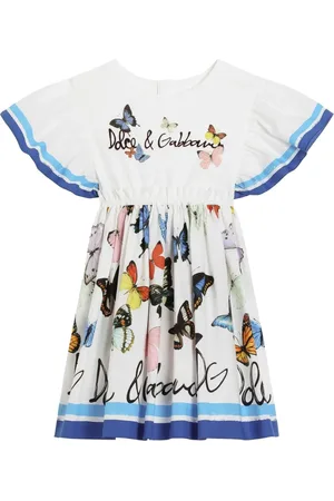 Dolce & Gabbana Vestido con estampado de mariposas