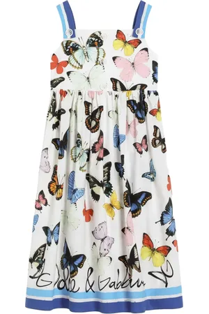 Dolce & Gabbana Vestido con estampado de mariposas