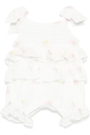 Lapin House Pelele corto con estampado floral