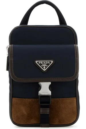 Prada Mochila con logo triangular esmaltado