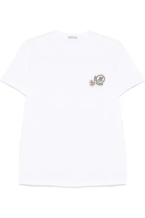 Moncler Camiseta con parche del logo doble