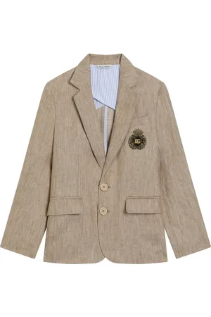 Dolce & Gabbana Blazer con aplique del logo