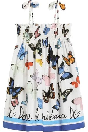 Dolce & Gabbana Vestido con estampado de mariposas