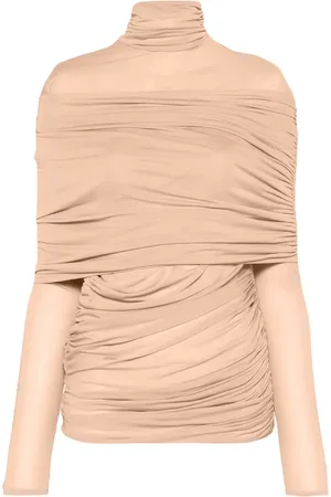 MUGLER Top fruncido