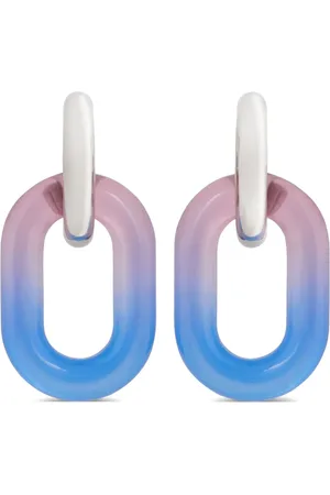 Paco rabanne Pendientes XL Link oversize con motivo tie-dye