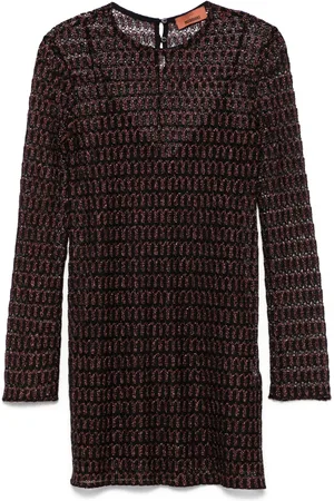 Missoni Vestido corto de punto flojo