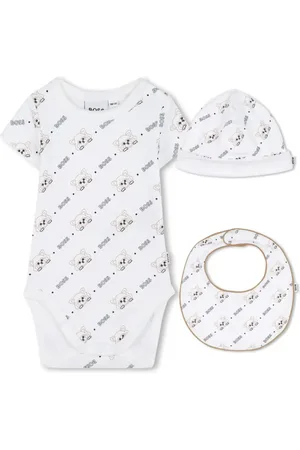 HUGO BOSS Set de pelele con logo estampado