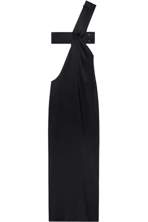 Courrèges Vestido drapeado con diseño retorcido