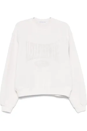 Alexander Wang Sudadera con logo envejecido