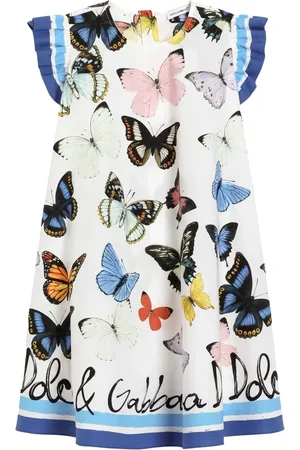 Dolce & Gabbana Vestido con estampado de mariposas