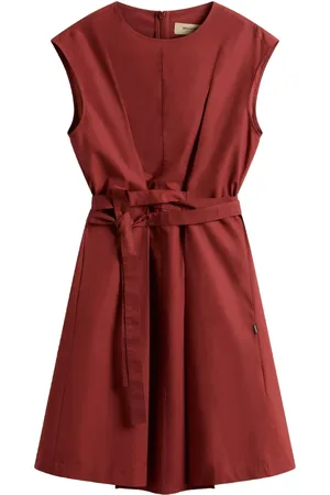 Woolrich Vestido de popelina con cinturón