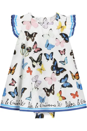 Dolce & Gabbana Vestido con estampado de mariposas