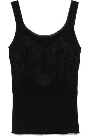 ERMANNO SCERVINO Top con detalles de encaje