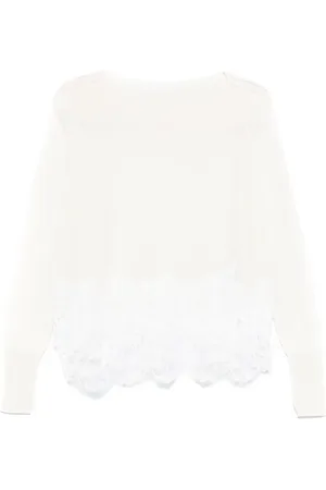 ERMANNO SCERVINO Jersey con panel de encaje