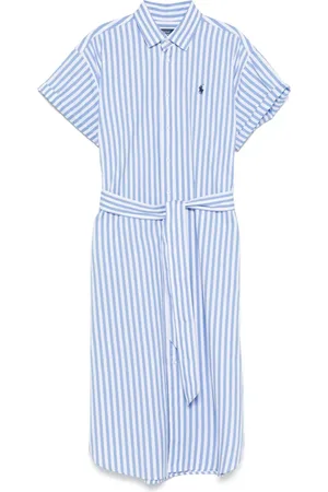 Ralph Lauren Vestido camisero a rayas
