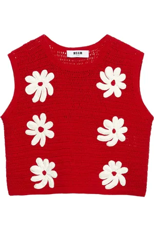 Msgm Top de ganchillo