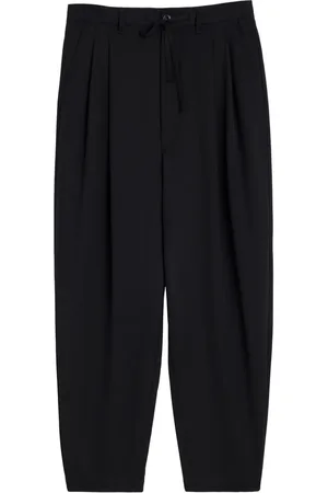 LEMAIRE Pantalones plisados con cordones