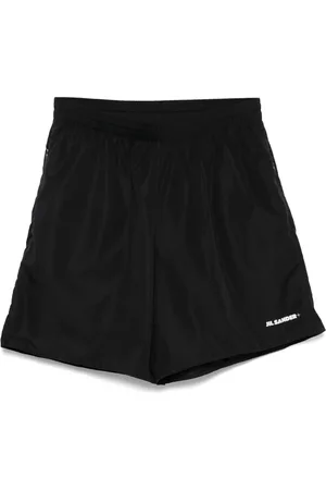 Jil Sander Bermudas con logo estampado