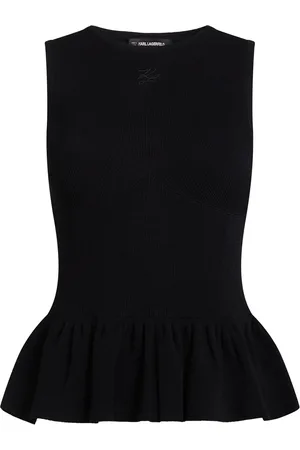 Karl Lagerfeld Top con peplum