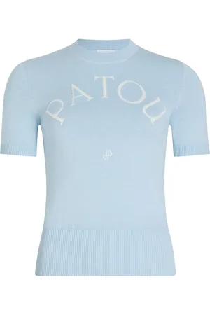 Patou Camiseta con logo en jacquard