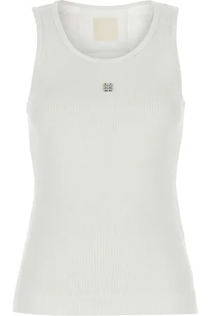 Givenchy Camiseta de tirantes con placa del logo