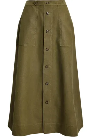 Ralph Lauren Falda midi acampanada