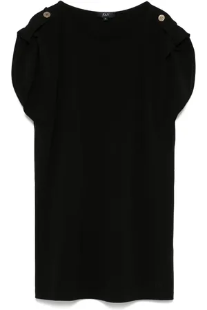 FAY Camiseta con cuello redondo